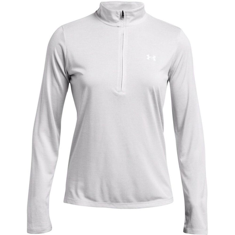 Under Armour Womens/Ladies Tech Textured Half Zip Top / Halo Grey